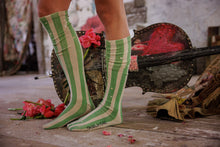 Load image into Gallery viewer, Magnolia Pearl Art Class OTK Socks
