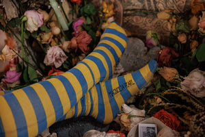 Magnolia Pearl Stripe OTK Socks