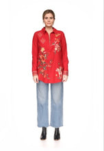 Load image into Gallery viewer, Johnny Was Zip Up Shirt Helenia
