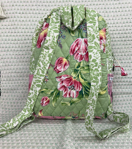 April Cornell Spring Bouquet Quilted Backpack