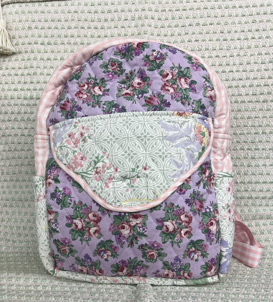 April Cornell Tea Garden Quilted Backpack