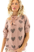 Load image into Gallery viewer, Magnolia Pearl Rory Heart Sweatshirt Cupid
