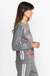 Johnny Was Griffin Ribbon Sweatshirt