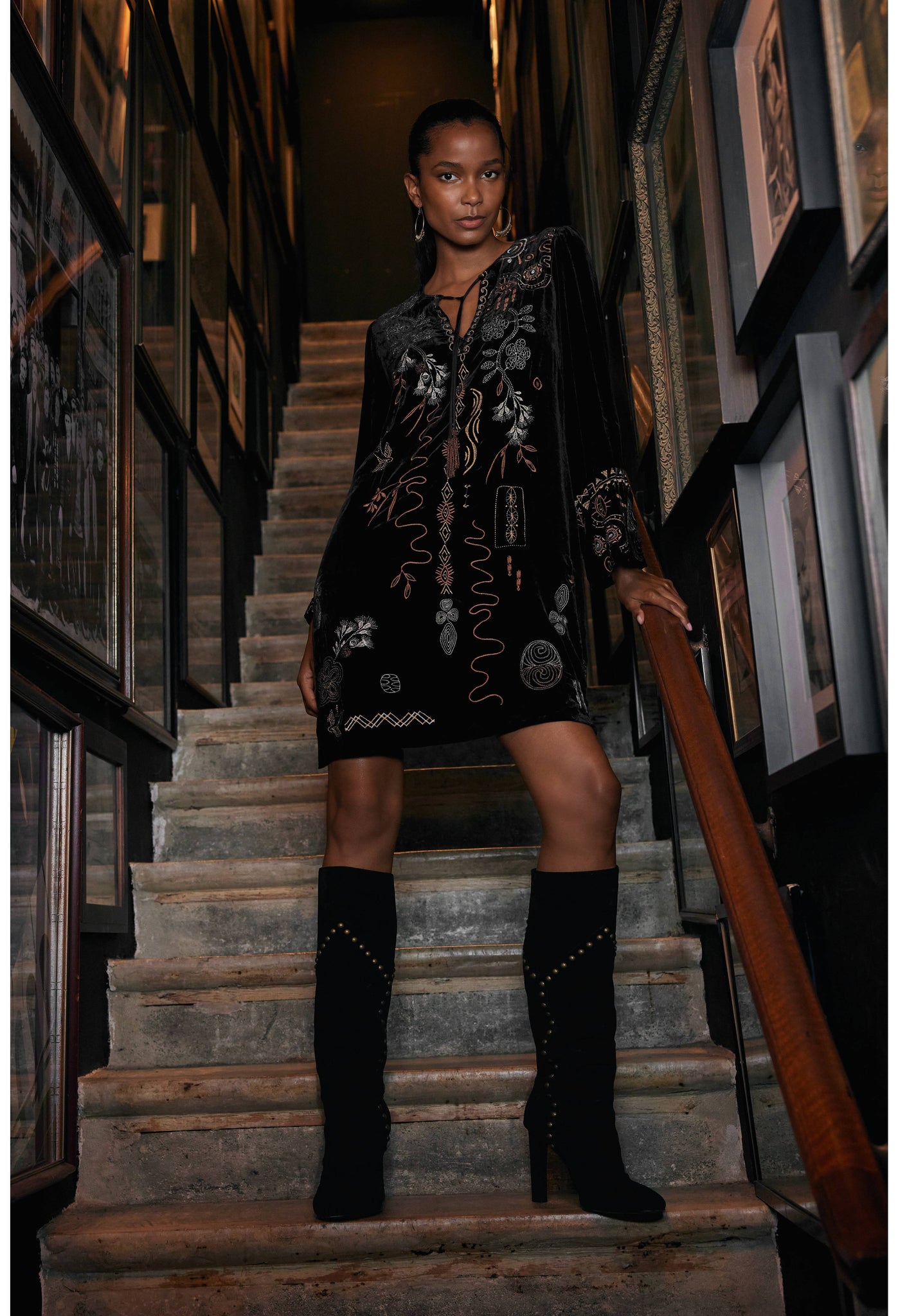 Johnny Was Kimono Sleeve Relaxed Dress Jenai – The Colony Shop Johnny Was Kimono Sleeve Relaxed Dress Jenai – The Colony Shop