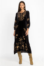 Load image into Gallery viewer, Johnny Was Palmira Velvet Effortless Midi Dress
