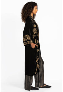 Johnny Was Nyomi Velvet Kimono Coat