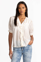 Load image into Gallery viewer, Johnny Was Anette Ruffle Blouse

