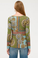Load image into Gallery viewer, Johnny Was The Janie Favorite Long Sleeve Scoop Neck Fitted Tee
