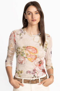 Johnny Was Kaia Mesh Tee