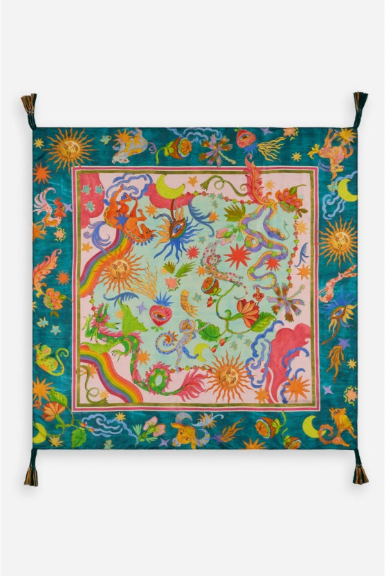 Johnny Was Kayla Silk Scarf