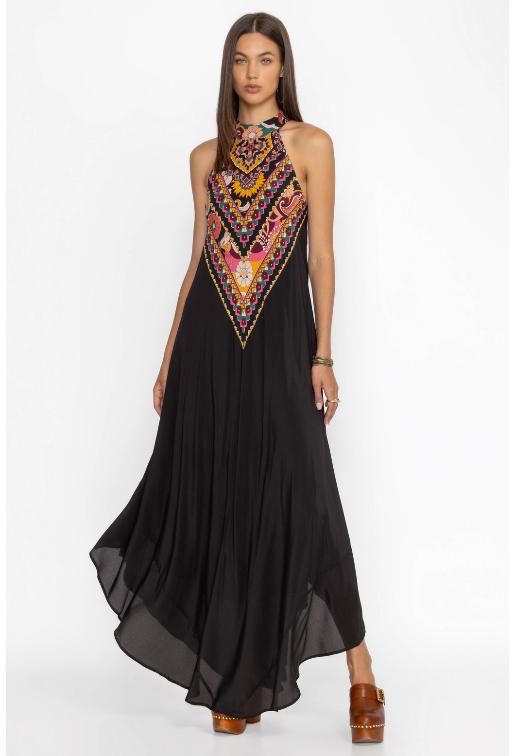 Johnny Was Nadia Halter Maxi Dress The Colony Shop Johnny Was Nadia Halter Maxi Dress The Colony Shop