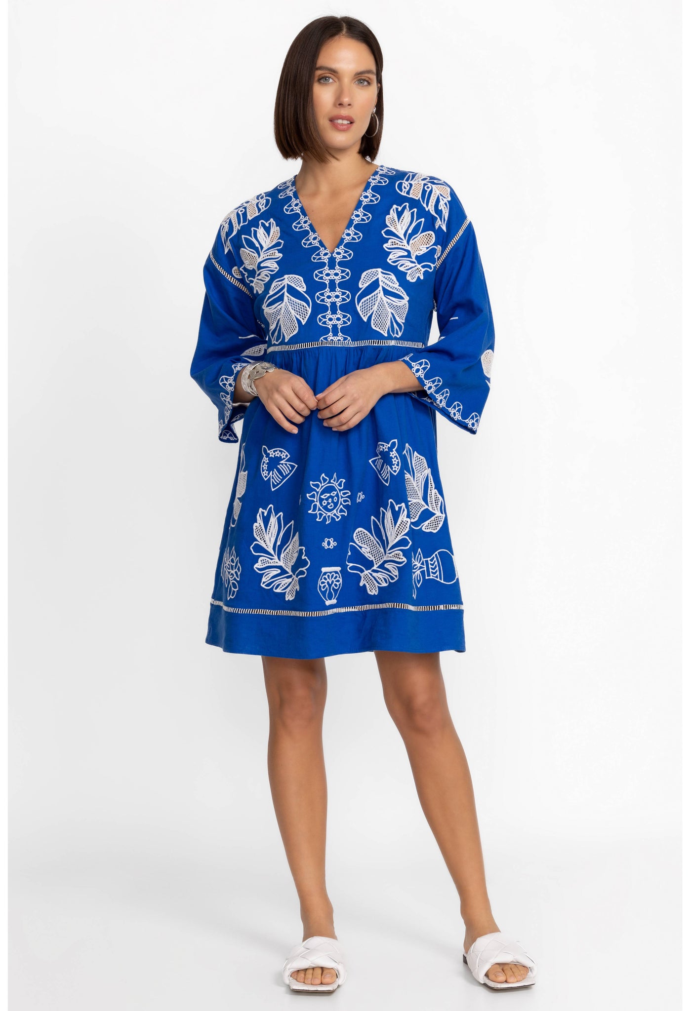 Johnny Was Barbara Mini Dress The Colony Shop Johnny Was Barbara Mini Dress The Colony Shop