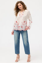 Load image into Gallery viewer, Johnny Was Jasmine Laney Scallop Blouse
