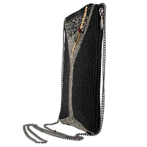 Mary Frances Make It Dirty Crossbody Phone Bag