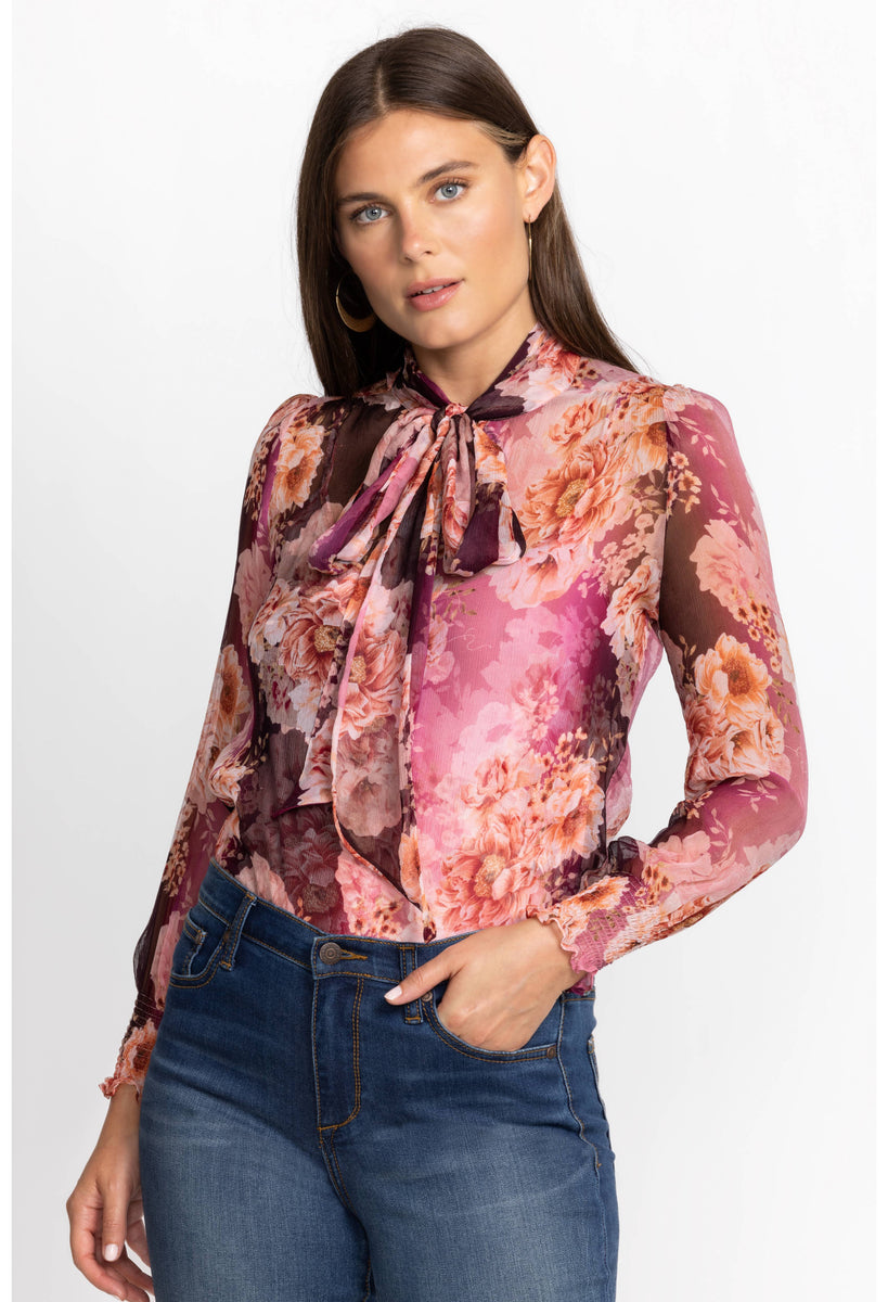 Johnny Was Carina Silk Blouse – The Colony Shop