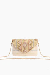 America and Beyond Rose Gold Envelope Clutch