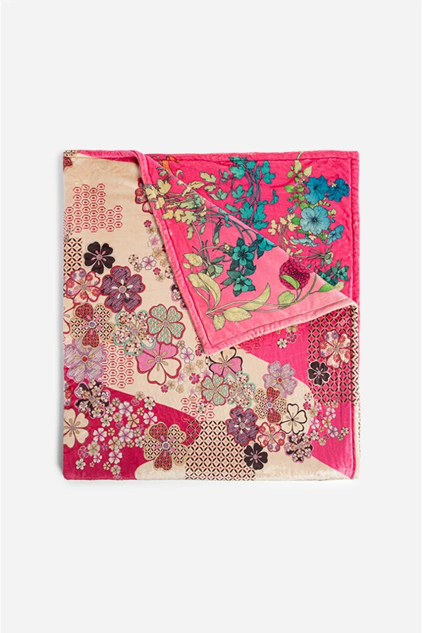 Johnny Was Yama Garden Cozy Blanket