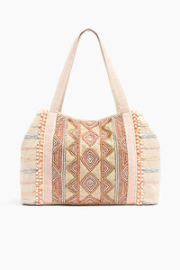 America and Beyond Rose Gold Tote