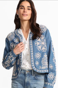 Johnny Was Soutache Bolero Jacket