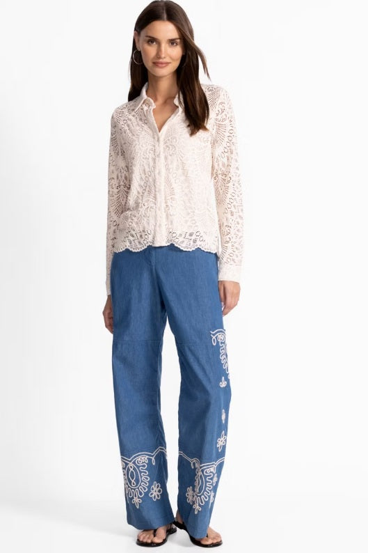 Johnny Was Soutache Cargo Pant