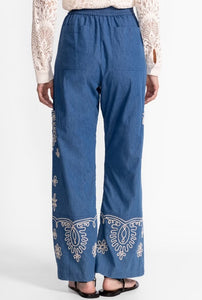 Johnny Was Soutache Cargo Pant