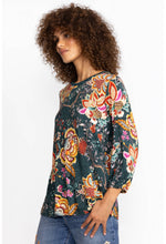 Load image into Gallery viewer, Johnny Was Orizaba Puff Sleeve Top
