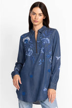 Load image into Gallery viewer, Johnny Was Jazmine Zipup Shirt Tunic
