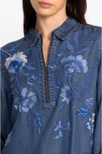 Load image into Gallery viewer, Johnny Was Jazmine Zipup Shirt Tunic
