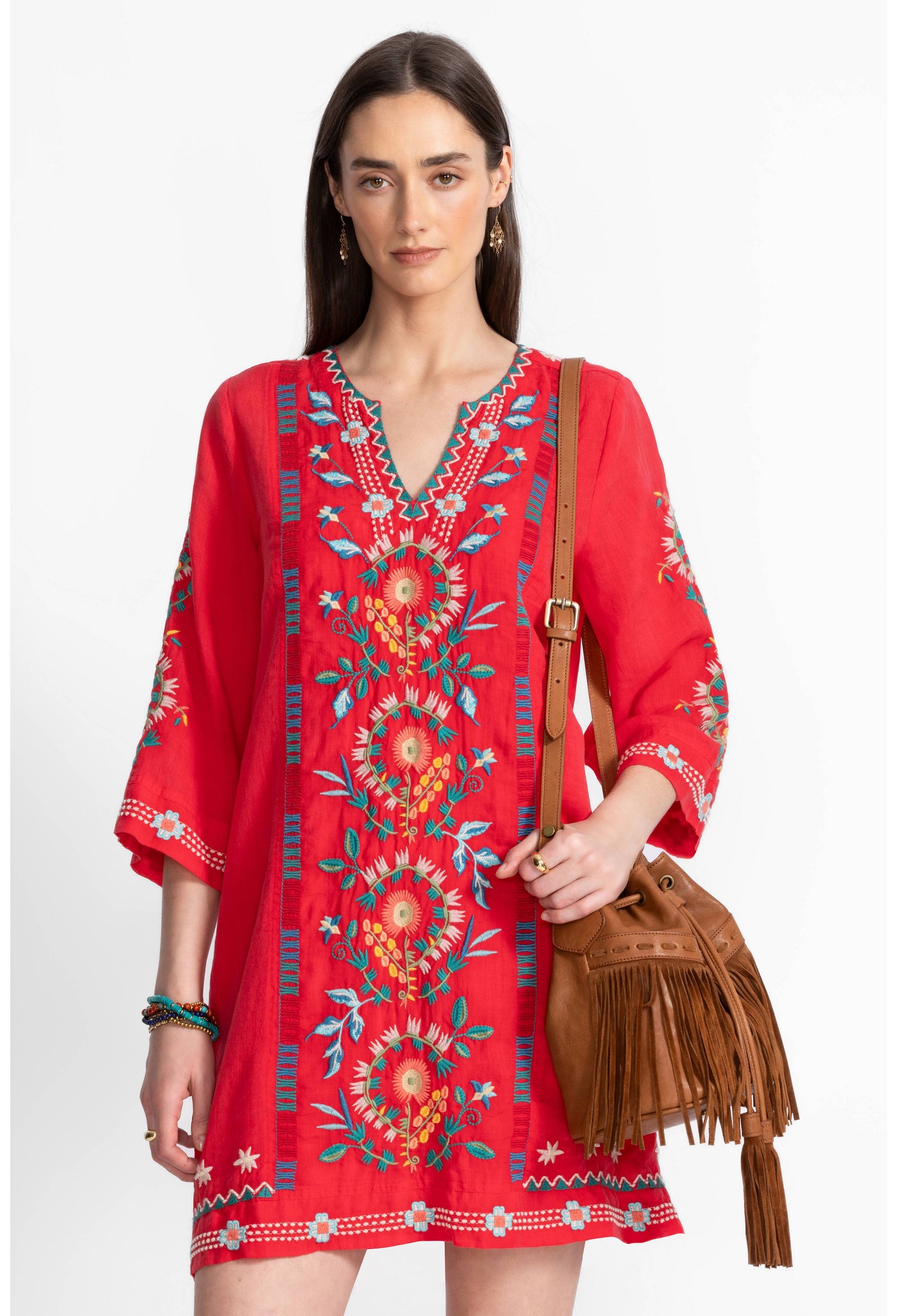 Johnny Was Marisol Seamed Swing Dress (Slip) The Colony Shop Johnny Was Marisol Seamed Swing Dress (Slip) The Colony Shop