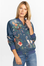 Load image into Gallery viewer, Johnny Was Heron Button Up Bomber Jacket
