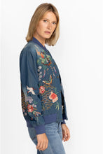 Load image into Gallery viewer, Johnny Was Heron Button Up Bomber Jacket
