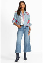 Load image into Gallery viewer, Johnny Was Talulla Cropped Denim Jacket
