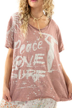 Load image into Gallery viewer, Magnolia Pearl Peace Love Surf T Bisou
